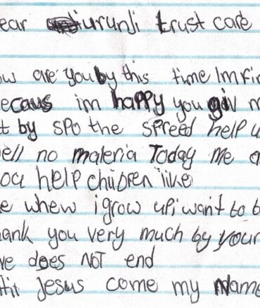 Chisomo letter to Urunji