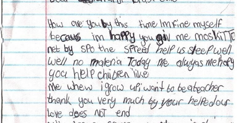 Chisomo letter to Urunji